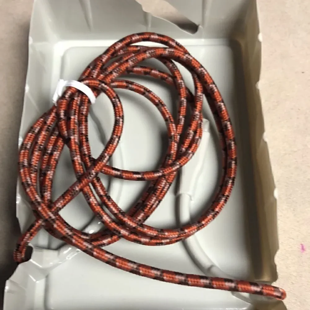 Heyday 6' LTNG to USB-C Cable for iPhone and iPad in white camo & terra cotta